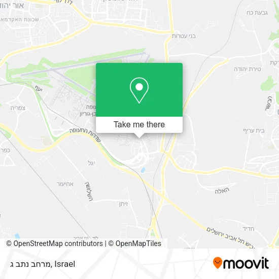 Карта מרחב נתב ג