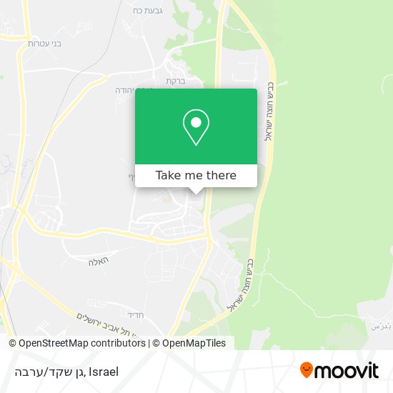 גן שקד/ערבה map