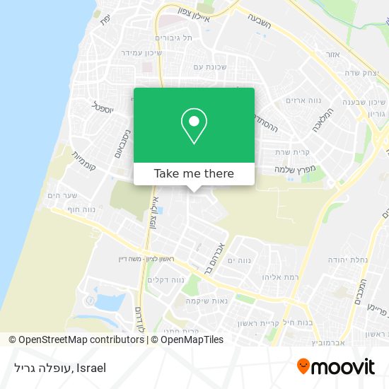 עופלה גריל map