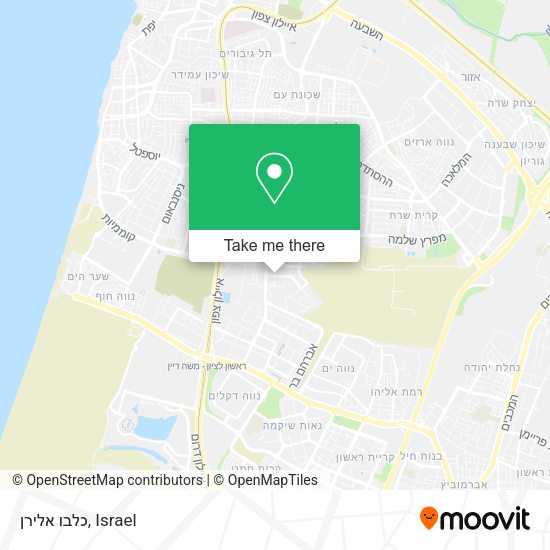 Карта כלבו אלירן