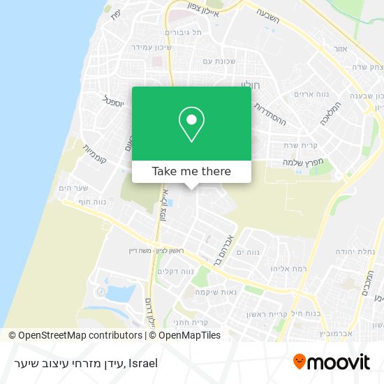 עידן מזרחי עיצוב שיער map