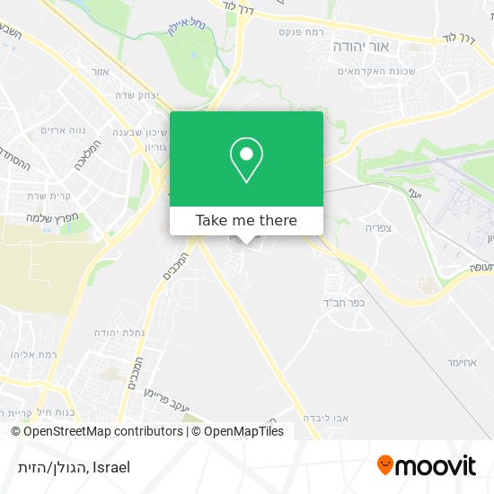 הגולן/הזית map