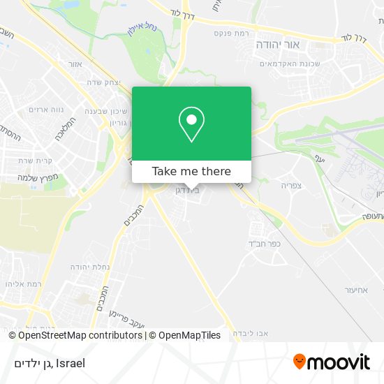 גן ילדים map