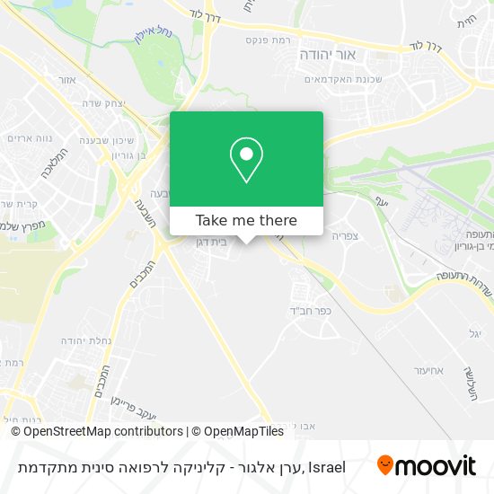 ערן אלגור - קליניקה לרפואה סינית מתקדמת map