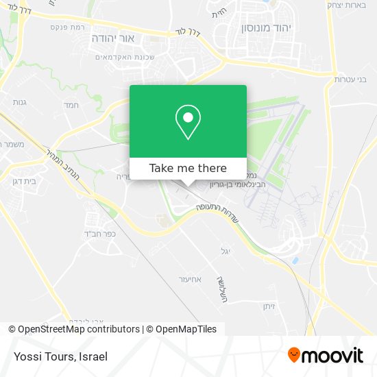 Yossi Tours map