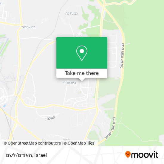 האודם/לשם map