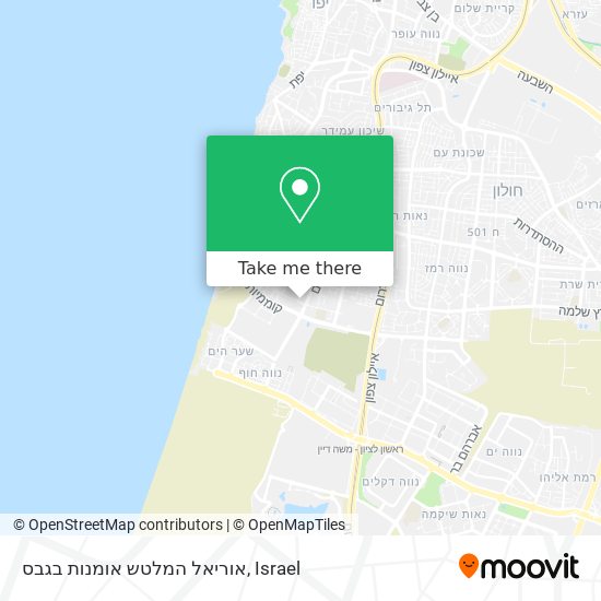 אוריאל המלטש אומנות בגבס map