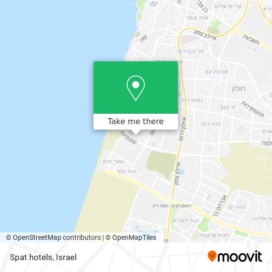 Spat hotels map