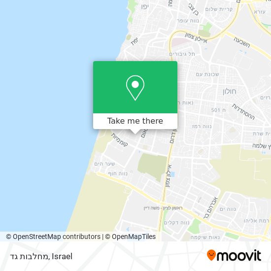 מחלבות גד map