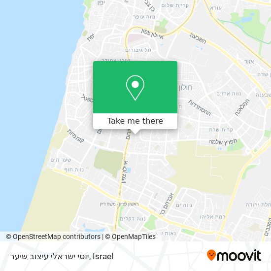 יוסי ישראלי עיצוב שיער map