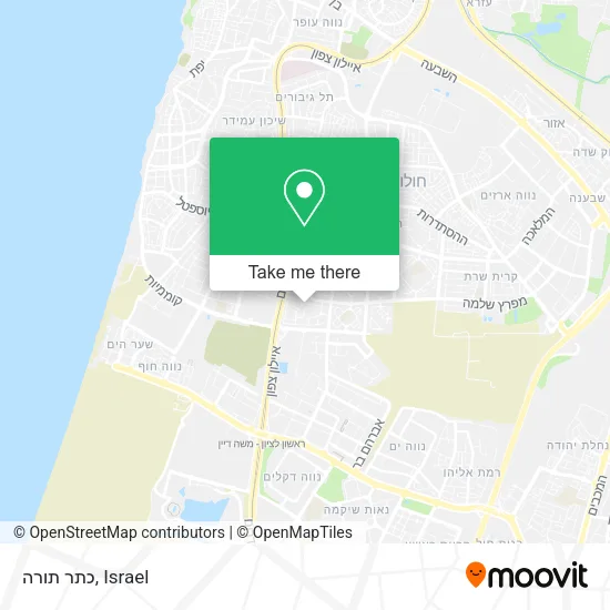 Карта כתר תורה