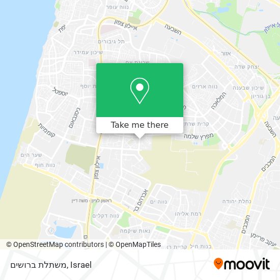 משתלת ברושים map