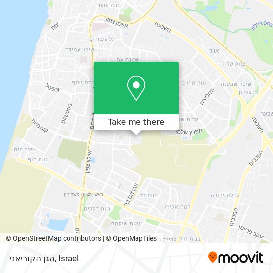 הגן הקוריאני map