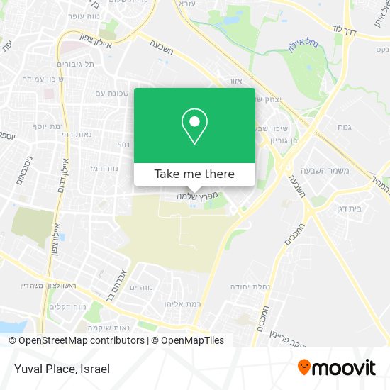 Yuval Place map