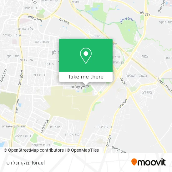 Карта מקדונלדס
