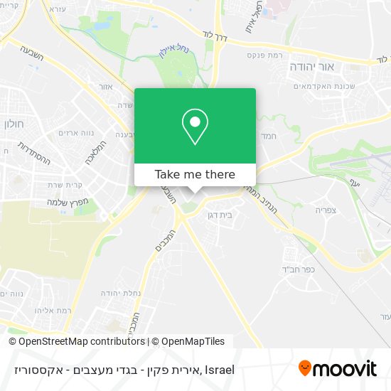 אירית פקין - בגדי מעצבים - אקססוריז map