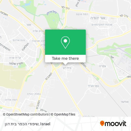 שיפודי הכפר בית דגן map