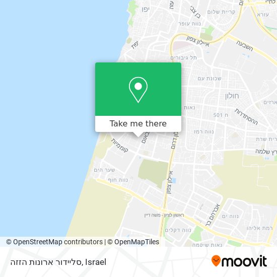 סליידור ארונות הזזה map