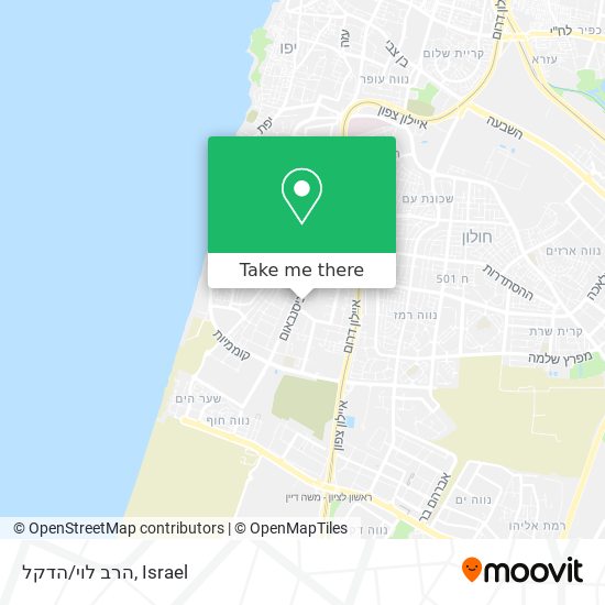 Карта הרב לוי/הדקל