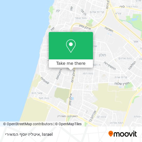 איטליז יוסף המאירי map
