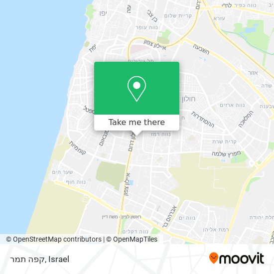 קפה תמר map