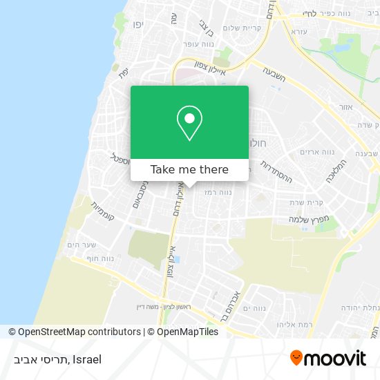 תריסי אביב map