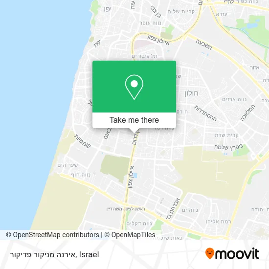 Карта אירנה מניקור פדיקור