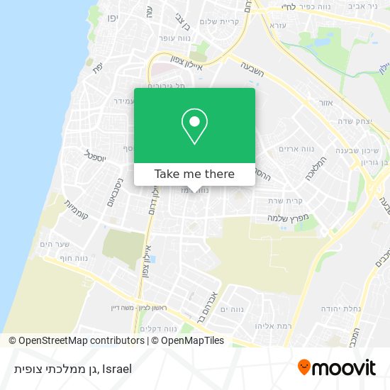 גן ממלכתי צופית map