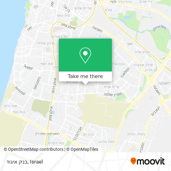 Карта בנק איגוד