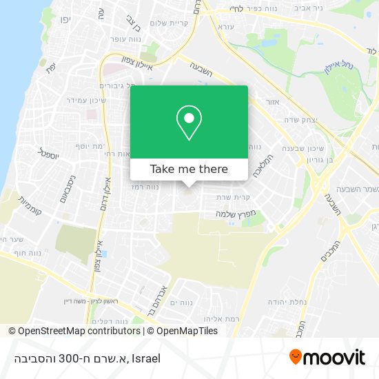 א.שרם ח-300 והסביבה map