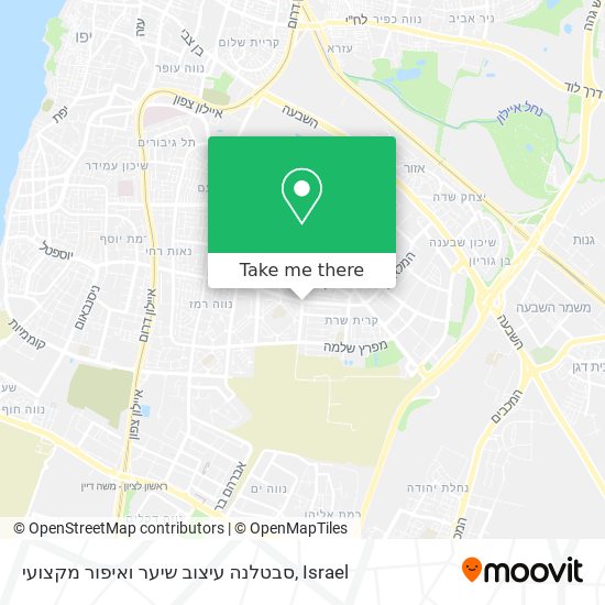 סבטלנה עיצוב שיער ואיפור מקצועי map