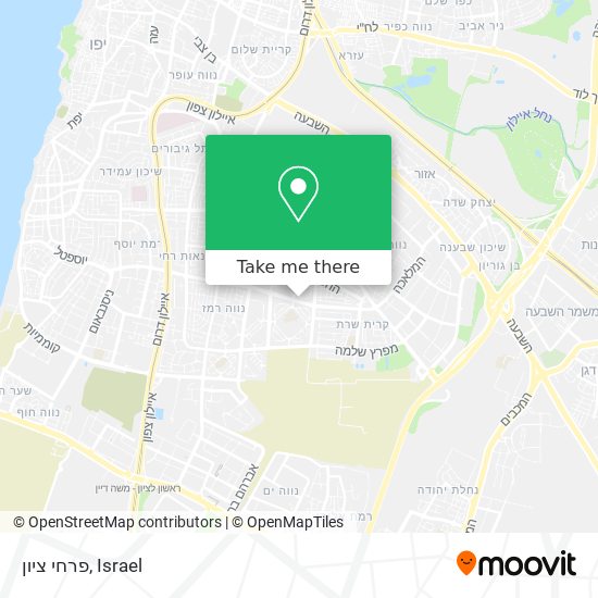 פרחי ציון map