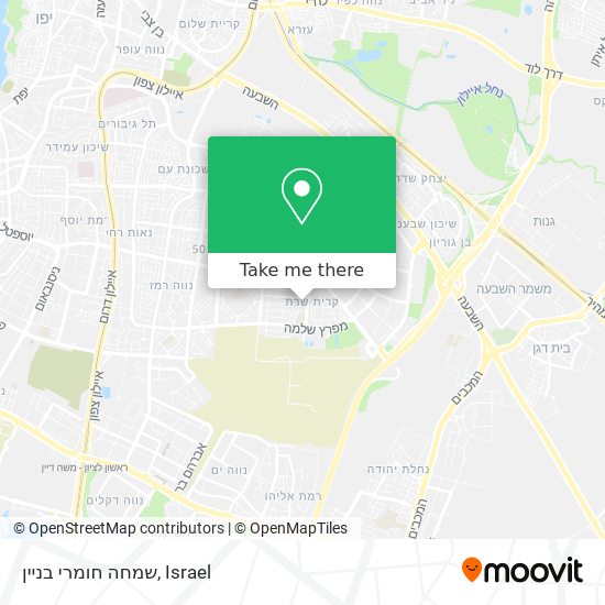 שמחה חומרי בניין map