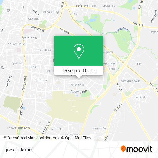 גן גילון map