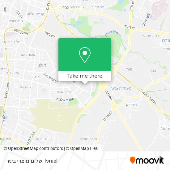 שלום מוצרי בשר map