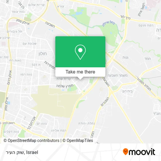 Карта שוק העיר