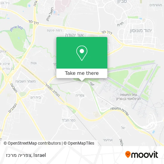 Карта צפריה מרכז
