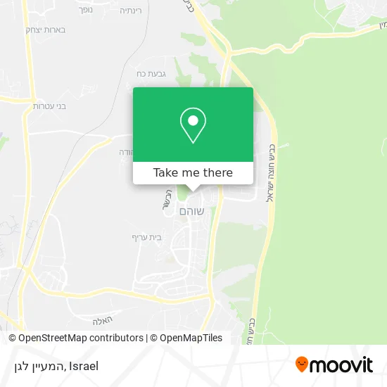 Карта המעיין לגן
