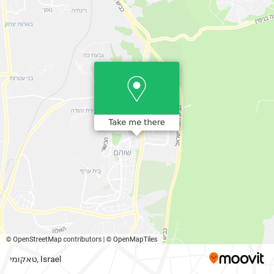 טאקומי map