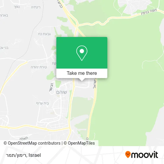 Карта רימון/תמר