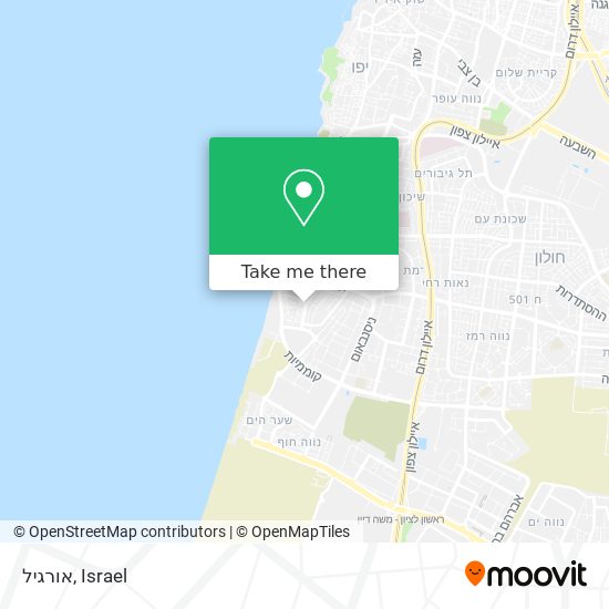 אורגיל map