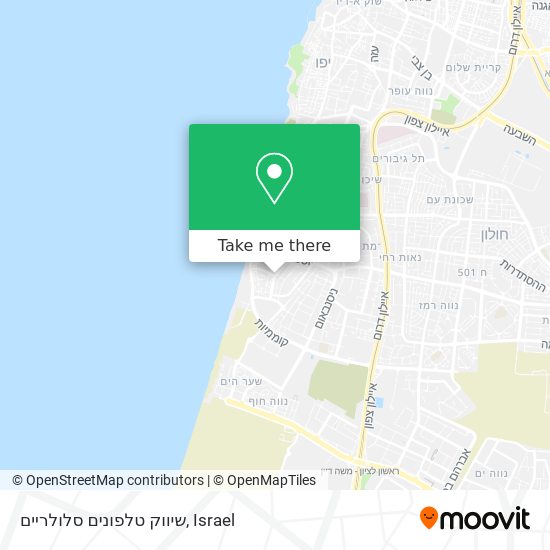 Карта שיווק טלפונים סלולריים