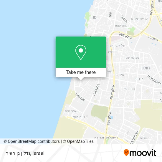 Карта נדל ן גן העיר