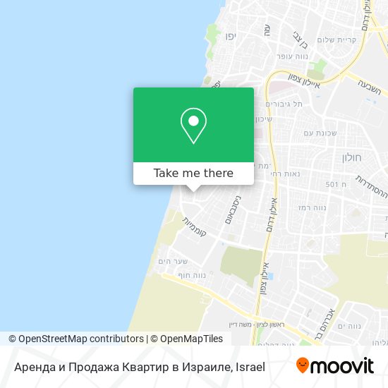 Аренда и Продажа Квартир в Израиле map