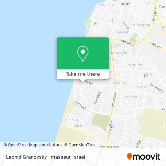 Leonid Granovsky - masseur map