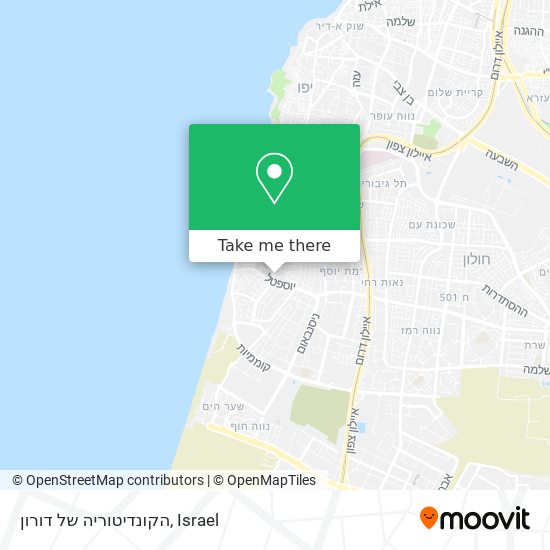 הקונדיטוריה של דורון map