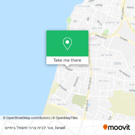 Карта אור לבית צרכי חשמל ביתיים