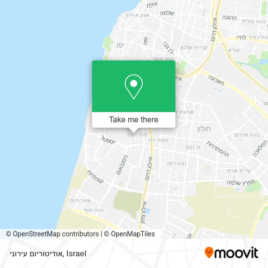 Карта אודיטוריום עירוני