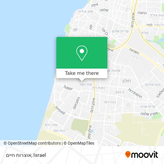 אוצרות חיים map