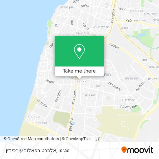 אלברט רפאלוב עורכי דין map